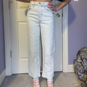 Levi’s Premium Ribcage Straight W26 L27 light-wash jeans👖